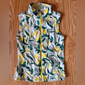 Oiselle Lemon Print Vest
